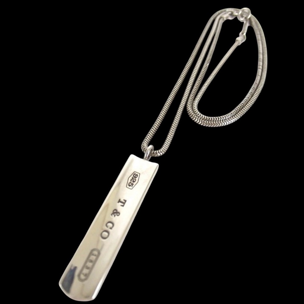 Tiffany & Co. Silver Ag925 Bar Necklace ✨🤩 - Picture 2 of 13